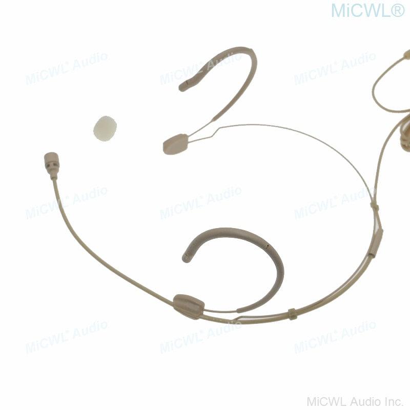 Top Quality Cardioid Directional Headset Hook Microphone For Sennheiser 3.5mm Lock Shure TA4F AKG Samson 3Pin Audio-Technica - MiCWL Audio Inc