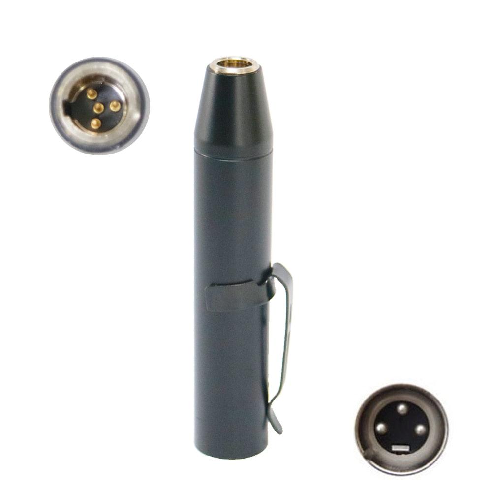 RK100 Phantom Power Adapter PreAMP Mini TA3F 3Pin For AKG 4Pin TA4F to XLR For Shure Sennheiser Microphone Adaptor Converter - MiCWL Audio Inc