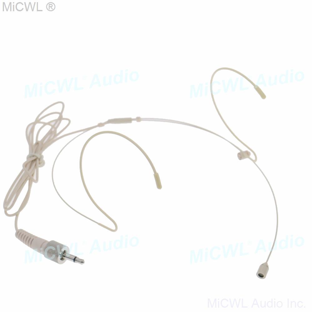 Hidden Authentic MiCWL Headset Audio Microphone For Sennheiser G2 G3 G4 G5 Wireless Mike System 3.5mm Jack Lock - MiCWL Audio Inc
