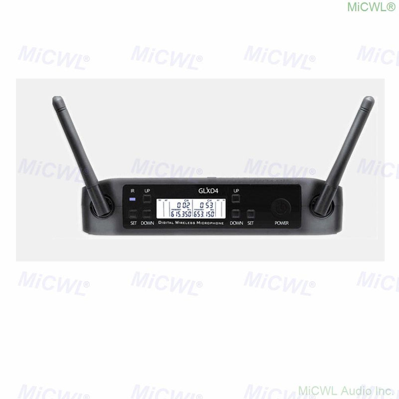 New Design GLXD4 Duall Handheld Audio Microphone System UHF Wireless 2 Handheld KTV Stage Performance Vocal Sets