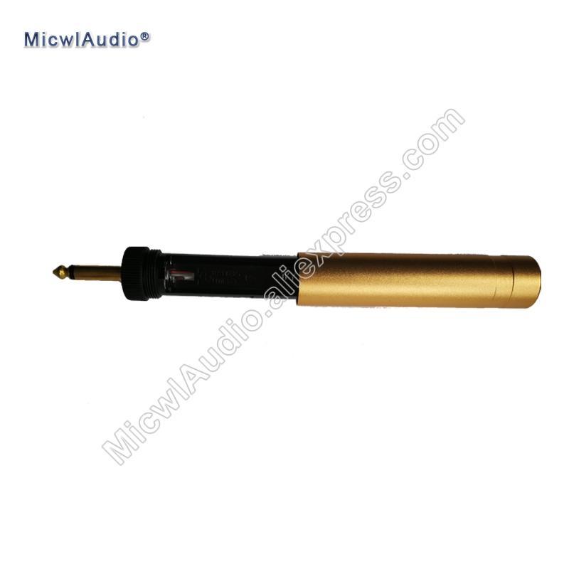 Uni-Directional Mini Tie-Clip Microphone Instrument Musical MIC Classic Cardioid 3.5mm to 6.5mm Plug - MiCWL Audio Inc