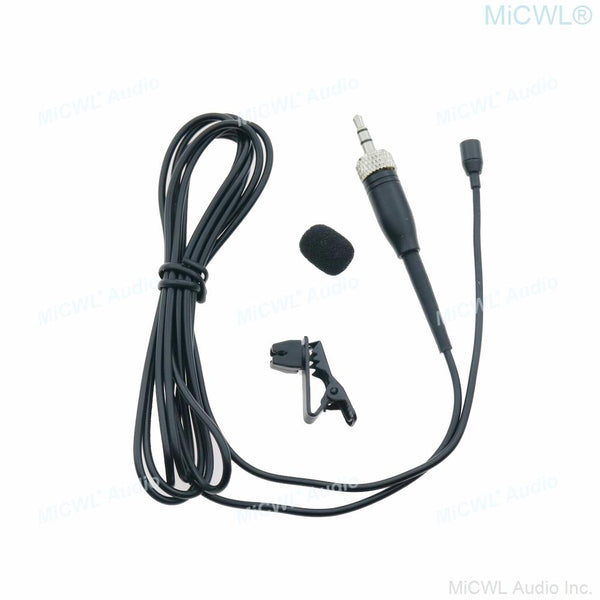 Tie Clip Lavalier Microphone For Sennheiser Mic G2 G3 G4 Wireless BeltPack Transmitter 1.2m Strong Cable MiCWL BL320