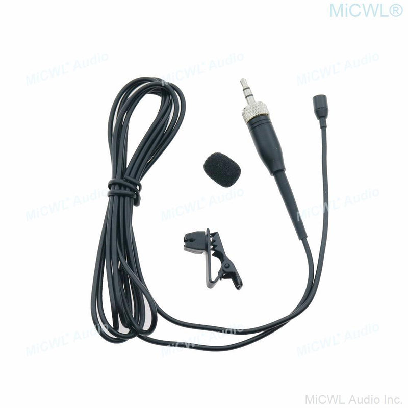 Tie Clip Lavalier Microphone For Sennheiser Mic G2 G3 G4 Wireless BeltPack Transmitter 1.2m Strong Cable MiCWL BL320 - MiCWL Audio Inc