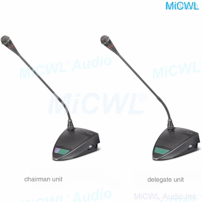 Professional IEM800 Digital Conference Microphone System Built-in speaker Desktop Gooseneck President Delegate MiCWL A351M-A06