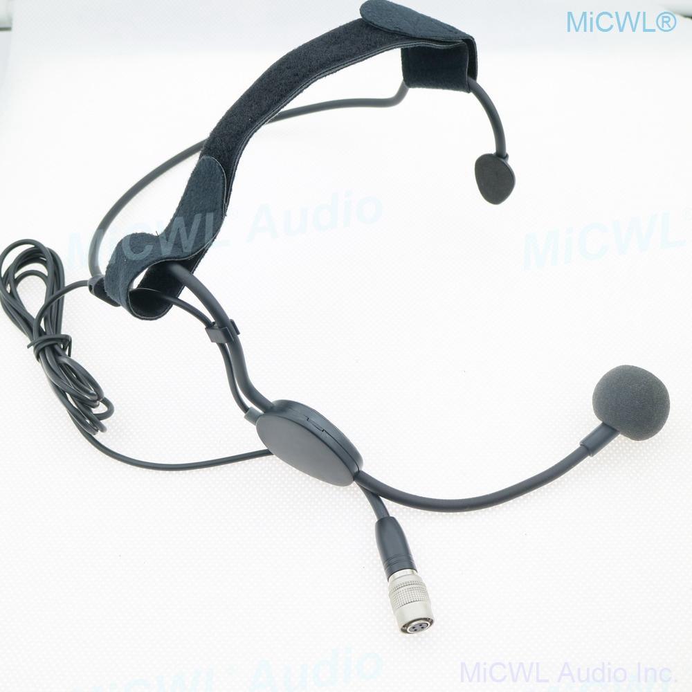 Black ME3 Headset Microphone For Audio Technica Music Wireless Condenser Mics System - MiCWL Audio Inc
