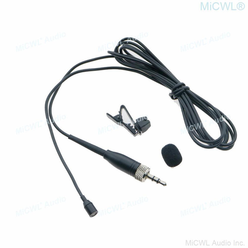 Tie Clip Lavalier Microphone For Sennheiser Mic G2 G3 G4 Wireless BeltPack Transmitter 1.2m Strong Cable MiCWL BL320 - MiCWL Audio Inc