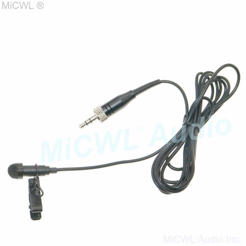 Pro MKE2 Tie Clip Lavalier Microphone for Sennheiser G2 G3 G4 Wireless Clip-On BeltPack System 3.5mm Stereo Lock - MiCWL Audio Inc