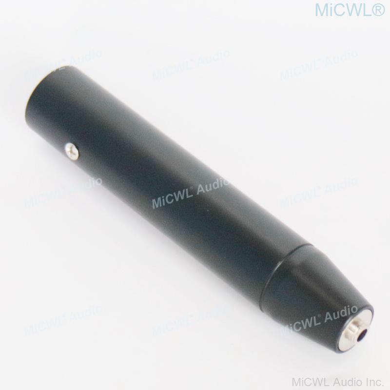 MZA900P Phantom Power Adapter PreAMP 3.5mm Jack Plug to XLR 3Pin For Sennheiser Microphone Adaptor Converter - MiCWL Audio Inc