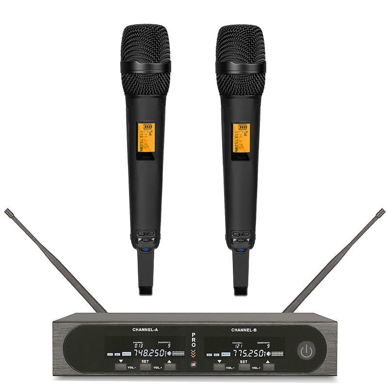 MiCWL SKM6000 EM6000 Digital Wireless DJ Karaoke Sing Stage Microphone System Limited edition Half 19" Receiver Rack Fixed - MiCWL Audio Inc
