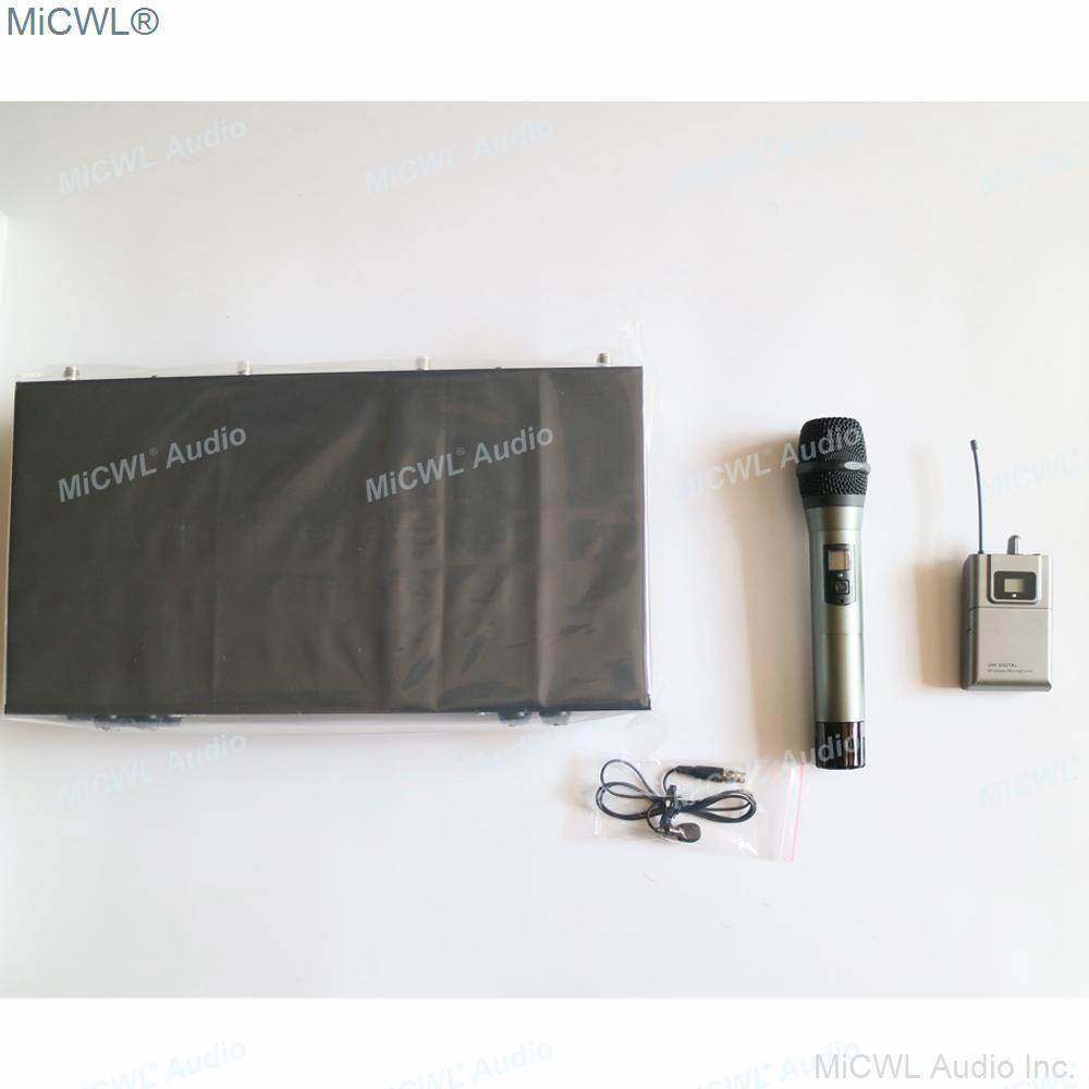 Professional D3880 8 Channel Conference Wireless Microphone System with Independent XLR Connector MiCWL 8 Handheld Lapel Table - MiCWL Audio Inc