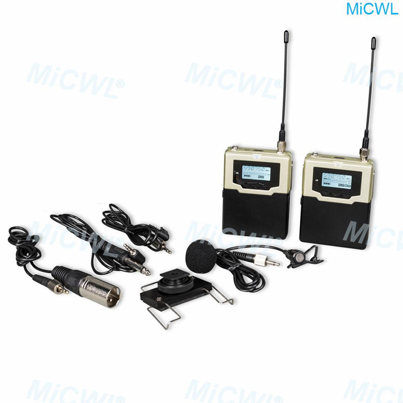 UWP-V1 Digital Wireless Lavalier Microphone System for Canan Sony Panasonic DSLR Video Camera DV Pro Studio