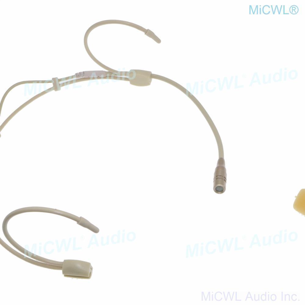 CS90 Beige Cardioid Headset Microphone for AKG Samson Gemini Wireless BeltPack Karaoke Sing Stage TA3F Mini XLR 3Pin - MiCWL Audio Inc