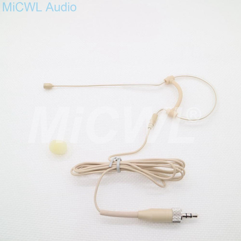Single Ear Microphone Hook Omni-directional Head Worn Condenser Earphones For Sennheiser Wireless System Stage Performance