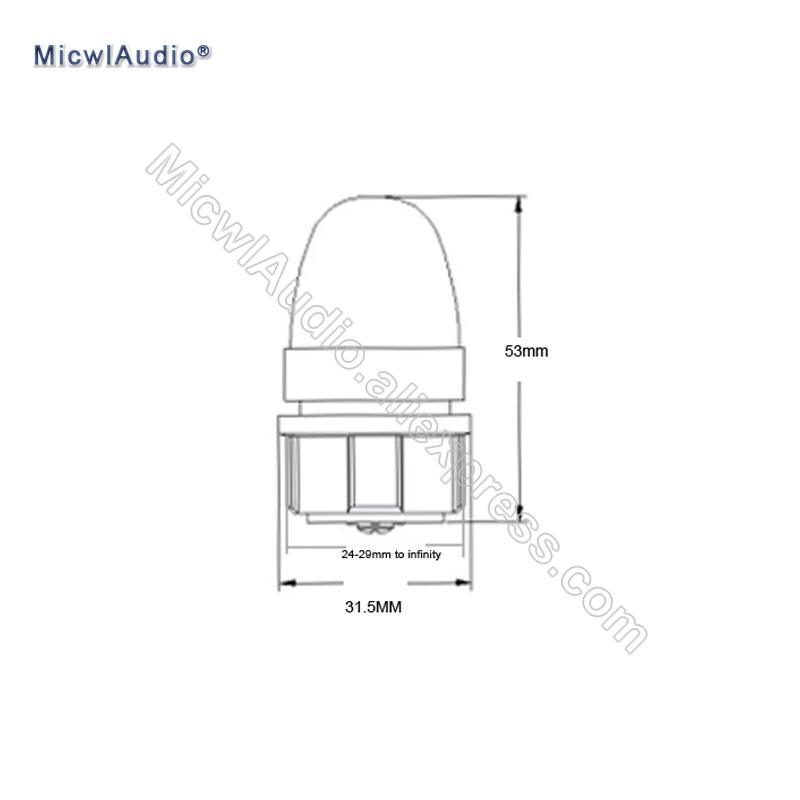 Metal Capsule Cardioid Condenser TL39 Microphone Core for Recording Singing Vocal capsule Cartridge Clear Sound - MiCWL Audio Inc