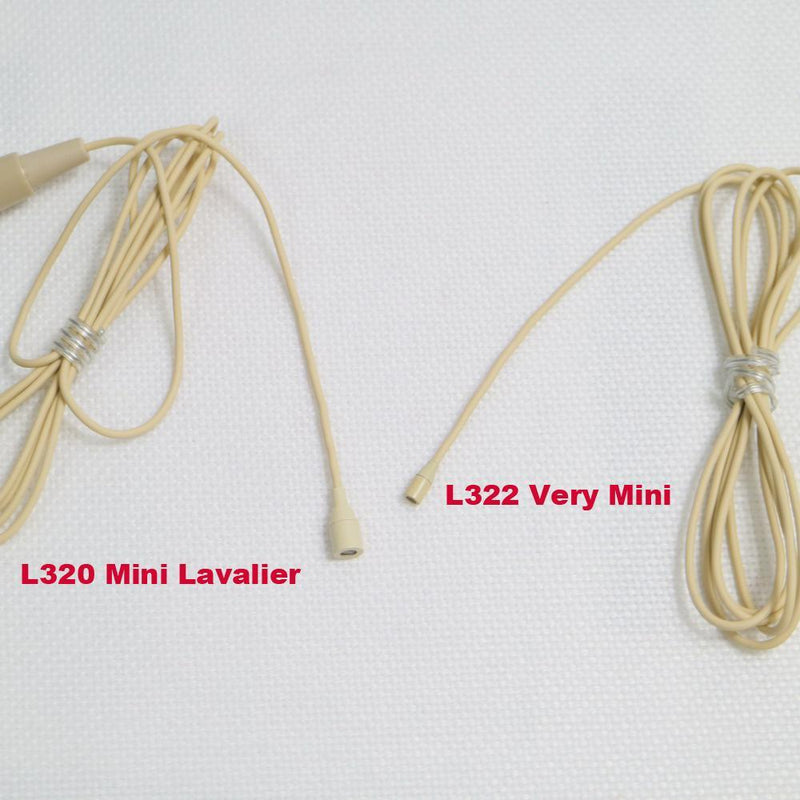 Beta38 Very Mini Clip-On Lavalier Microphone For Shure SLX ULX PGX GLX QLX AD4D AD4Q Wireless System TA4F XLR 4Pin - MiCWL Audio Inc
