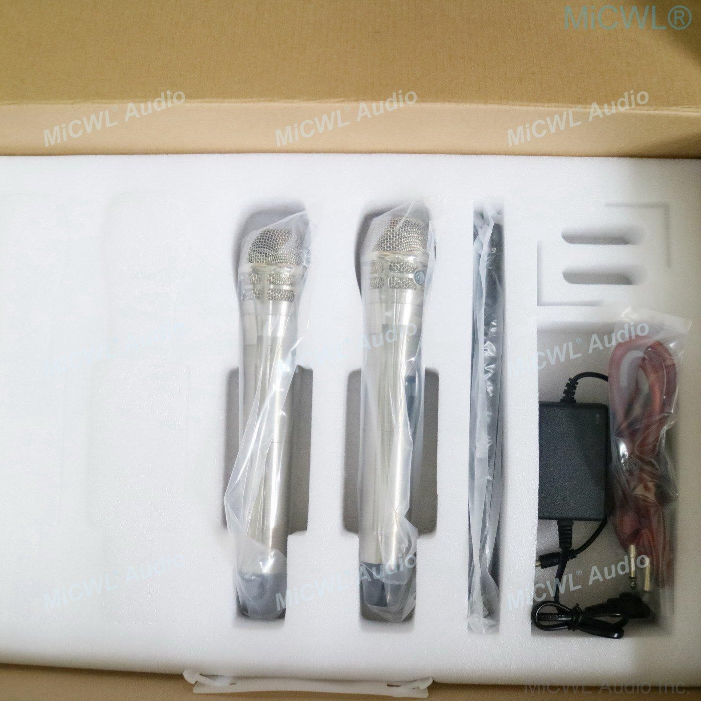 MiCWL ULXD True Diversity Digital Wireless Karaoke DJ Microphone Sing Vocal Concert System 500m Large Range 300 Channel - MiCWL Audio Inc
