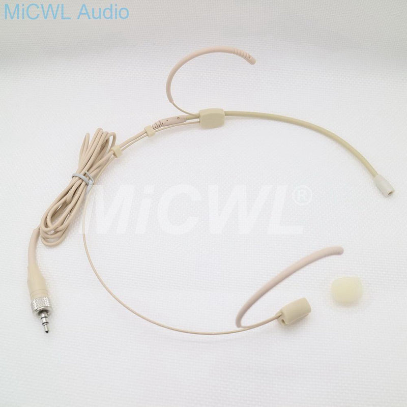 High-Quality Condenser Dual Hook Headset Microphone Omni-directional Headset Microphone For Sennheiser Shure AKG Audio Technica - MiCWL Audio Inc