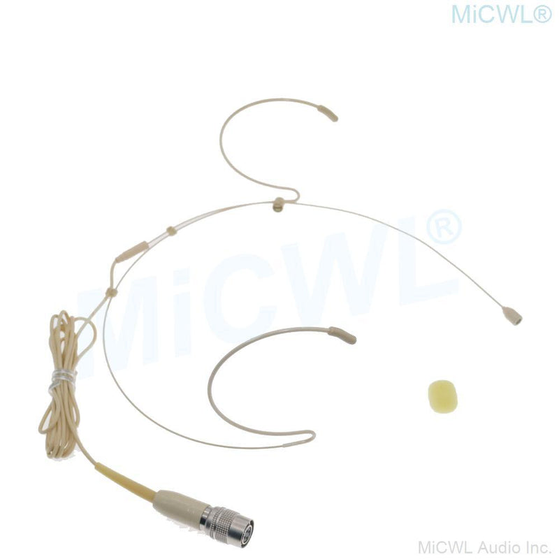 ATW2300 Good Quality Wireless Headset Microphone For Audio Technica BeltPack Transmitter Hirose 4Pin - MiCWL Audio Inc