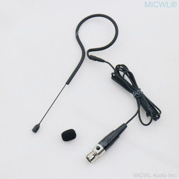 TA4F Black Single earset Headset Microphone For Shure Wireless BeltPack System All-Directional Mics Mini XLR