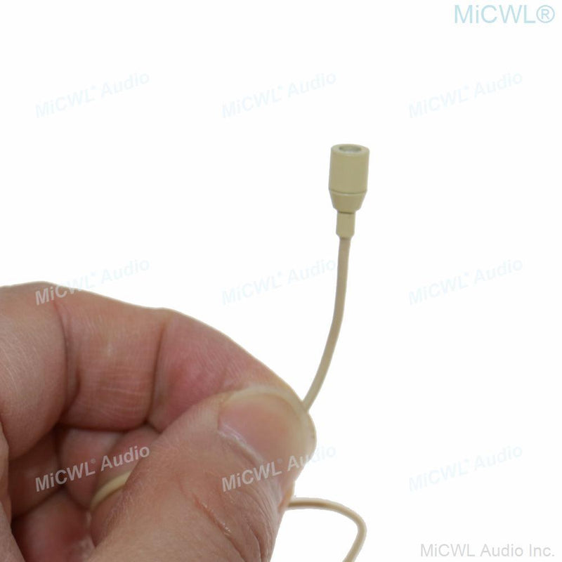 Beta38 Very Mini Clip-On Lavalier Microphone For Shure SLX ULX PGX GLX QLX AD4D AD4Q Wireless System TA4F XLR 4Pin - MiCWL Audio Inc