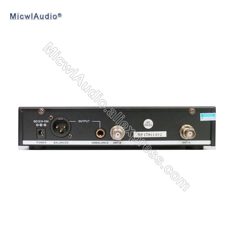 Stage Performance Sing Wireless Microphone Speaking UHF System Transmitter Sets With Instrument Musical Microphone For Bodypack - MiCWL Audio Inc