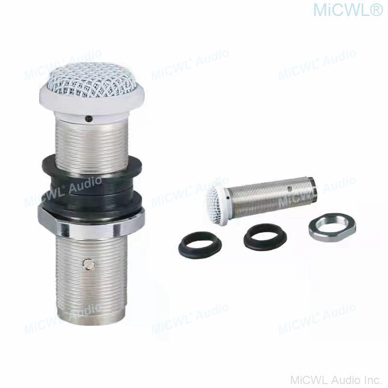 High Technology ES945 Cardioid Ceiling Hanging Omnidirectional Microphone For Stage Meeting Room Musical Pantomime White - MiCWL Audio Inc