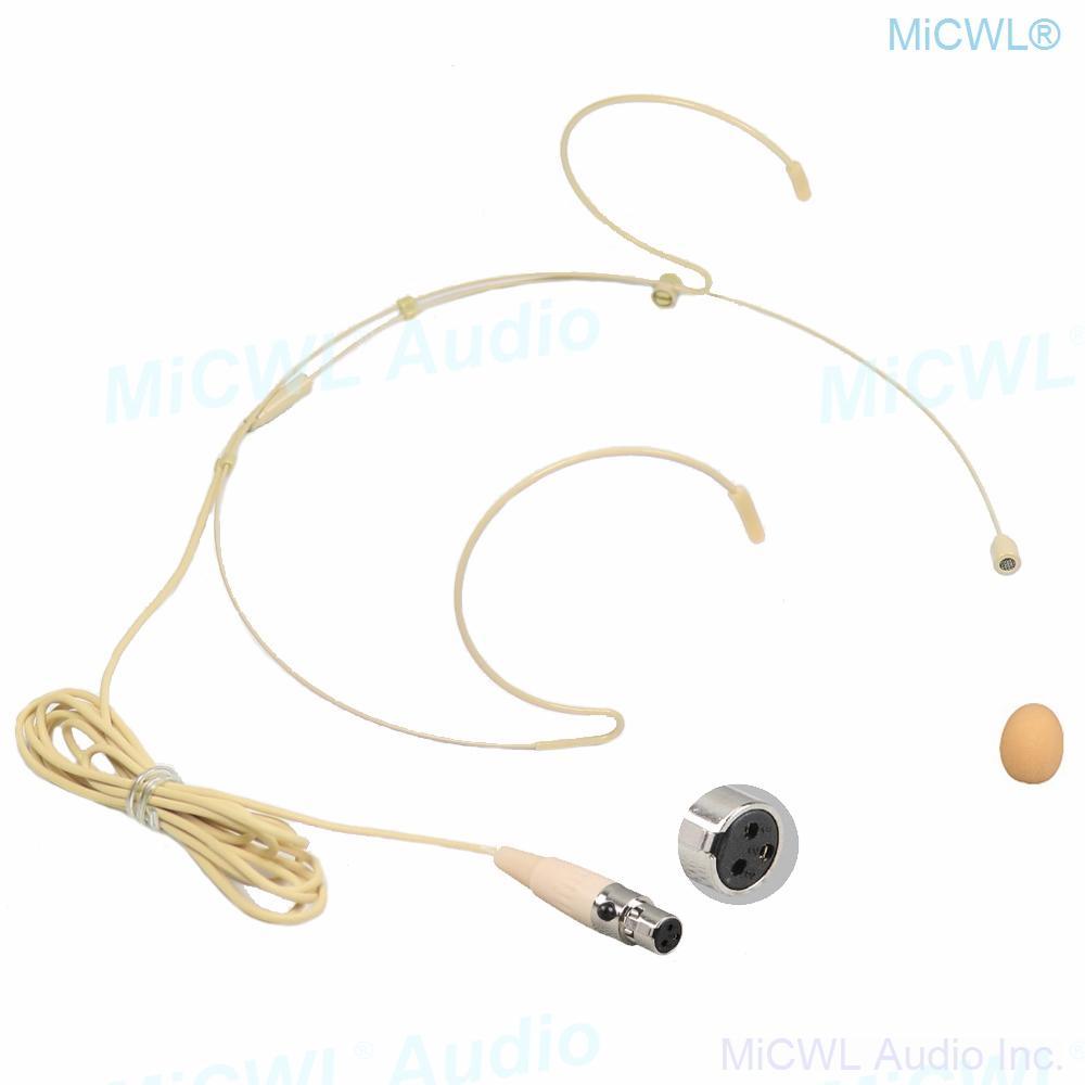 MiCWL Digital Wireless Microphone 400 Channel 4 Beige Headset 4 Handheld Microphones System - MiCWL Audio Inc