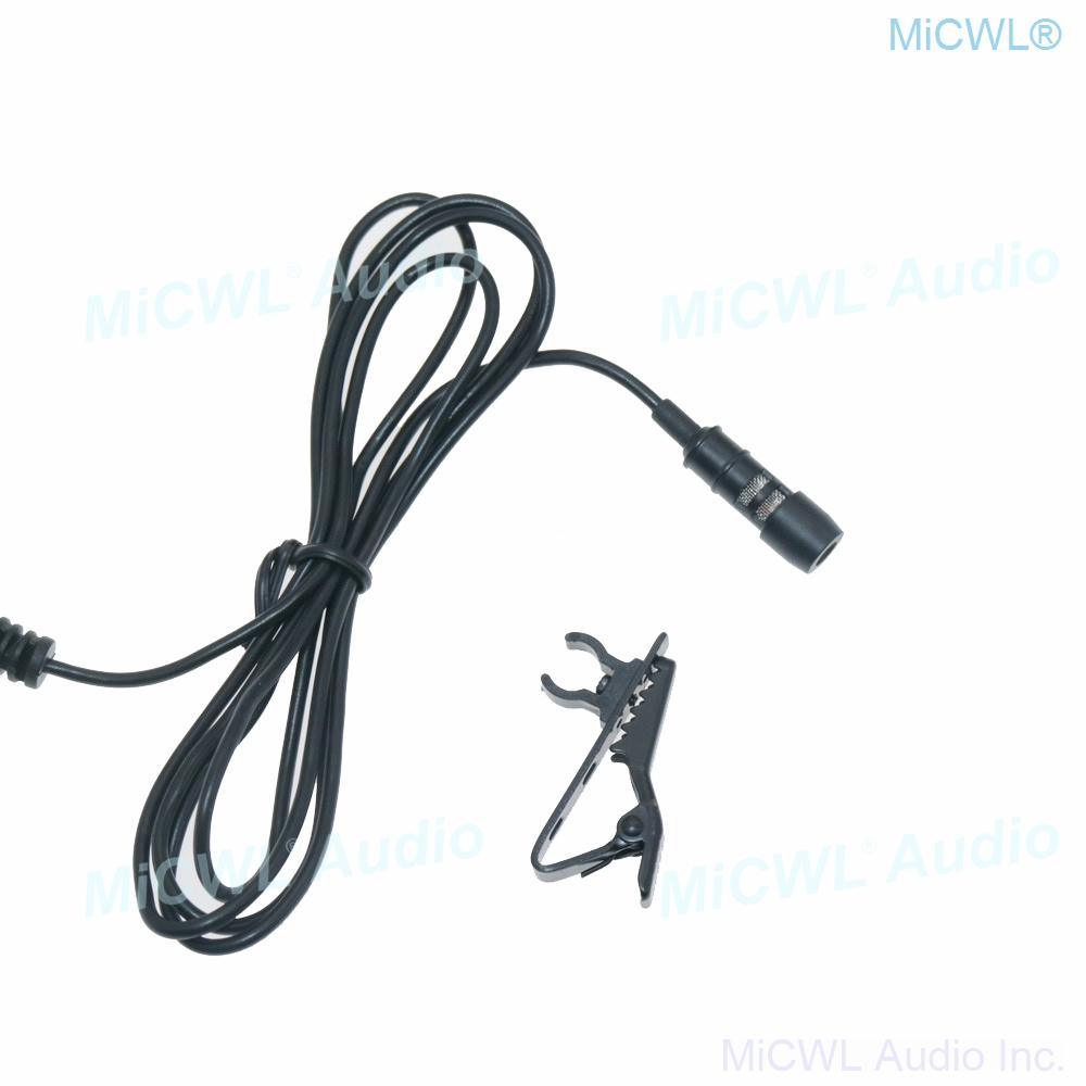 Cardioid Clip-On Lavalier Microphone For Audio-Technica Wireless New Version 2m Wire MiCWL AT60 - MiCWL Audio Inc