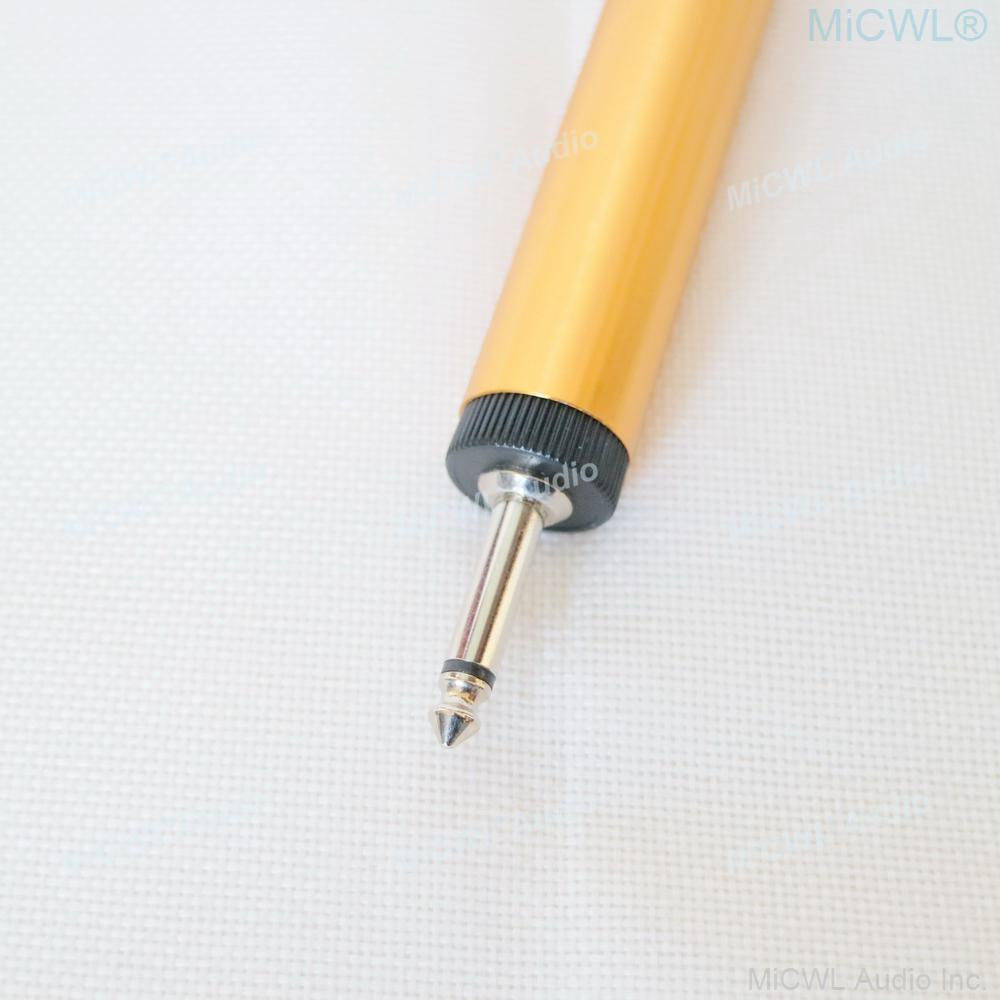 MiCWL A5 Music Instrument Microphones 3.5 mm To 6.5mm AA Battery Adapter Condenser Lavalier Lapel Mic Microfone 5m Cable - MiCWL Audio Inc