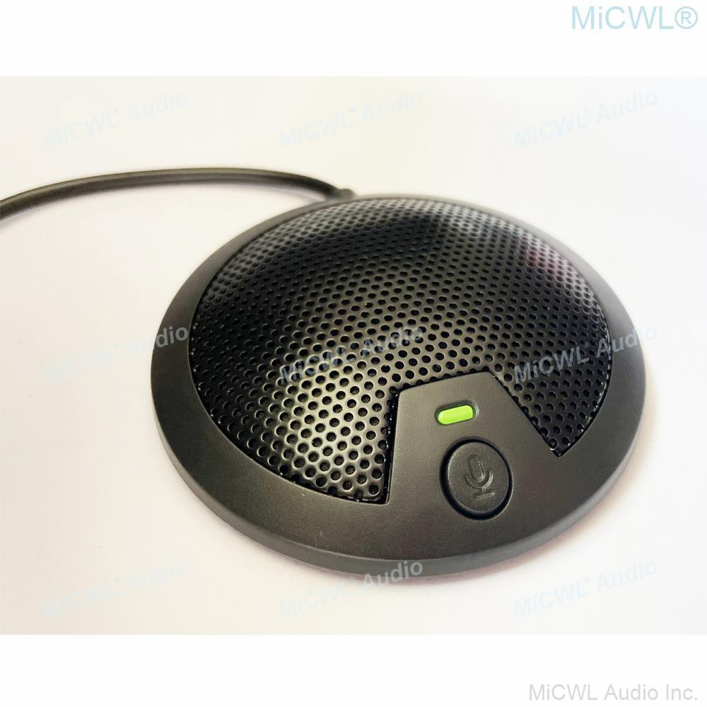 Pro USB Table Microphone For Laptop PC CISCO ZOOM Web Conferencing NetMeeting Game Live Desktop Mic Mike with Bag - MiCWL Audio Inc