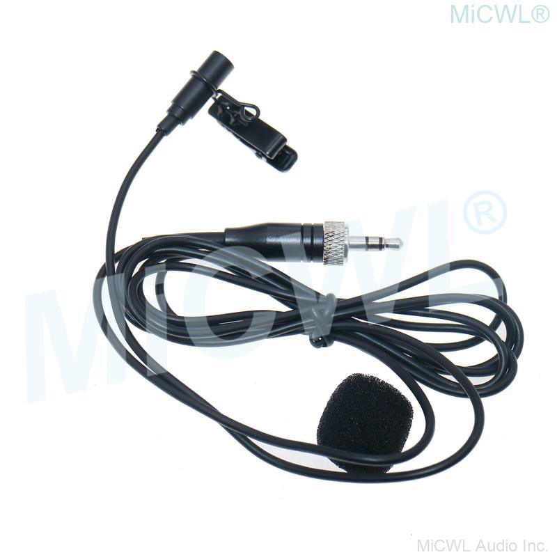 New Lavalier Lapel MK2 Microphone For Sennheiser G2 G3 G4 Wireless BeltPack Transmitter with Tie Clips - MiCWL Audio Inc
