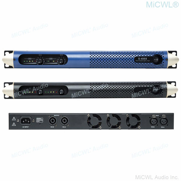 Professional Class D 1400W Digital Power Amplifier Dual Channel AMP 1400 Watt 2x700W Hifi Preamplifier