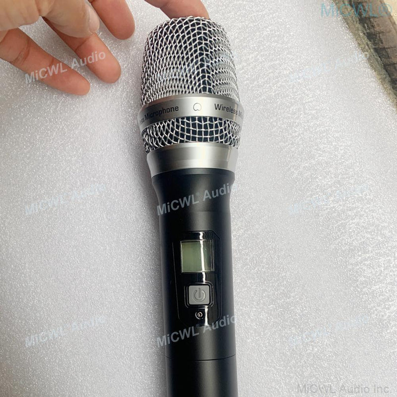 Top Quality UR36D Wireless 2 Handheld Cardioid Microphone System Karaoke DJ Sing Speech Vocal Concert Dynamic Mics 640-690MHz