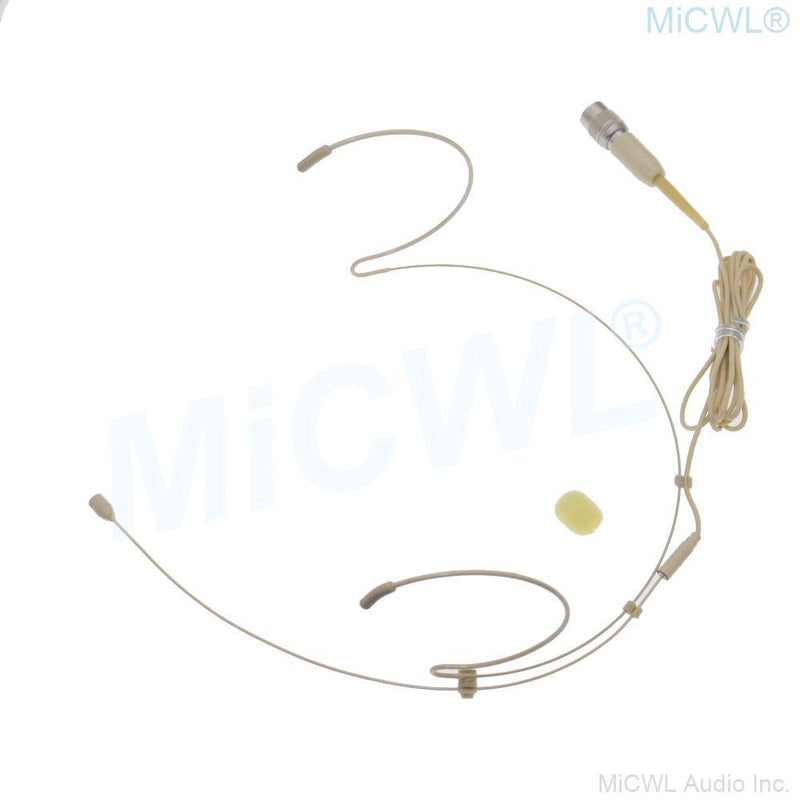 ATW2300 Good Quality Wireless Headset Microphone For Audio Technica BeltPack Transmitter Hirose 4Pin - MiCWL Audio Inc