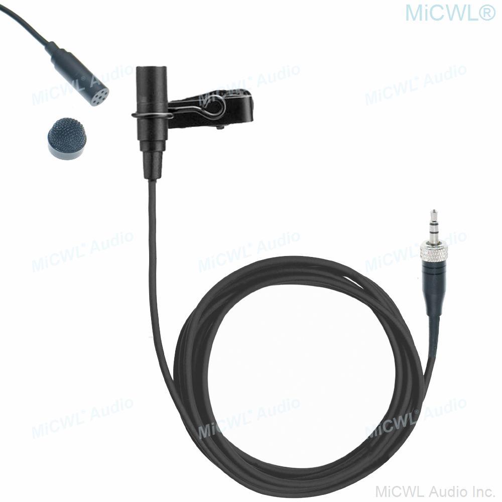 Professional ME2 Clip-On Lavalier Microphone For Sennheiser XSW AVX EW500 EW100 G3 G4 Audio Video Sound System Metal Wind Shield - MiCWL Audio Inc