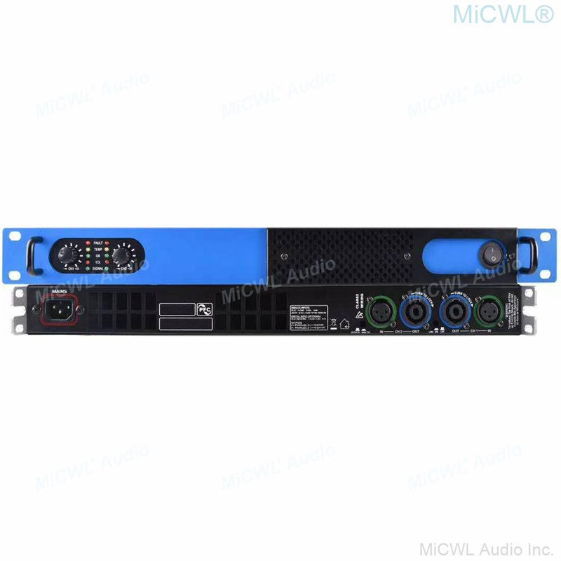 Digital Power amplifier 5200W 4 Channel Stage Audio Speaker AMP Amplifier 2 Channel 2600 watt - MiCWL Audio Inc