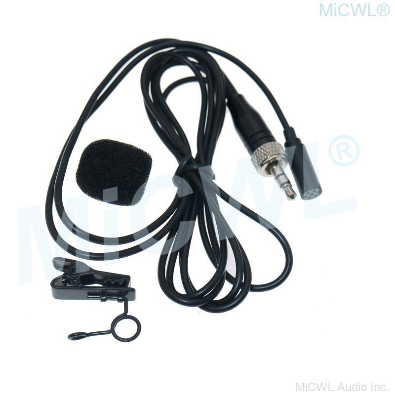 New Lavalier Lapel MK2 Microphone For Sennheiser G2 G3 G4 Wireless BeltPack Transmitter with Tie Clips - MiCWL Audio Inc