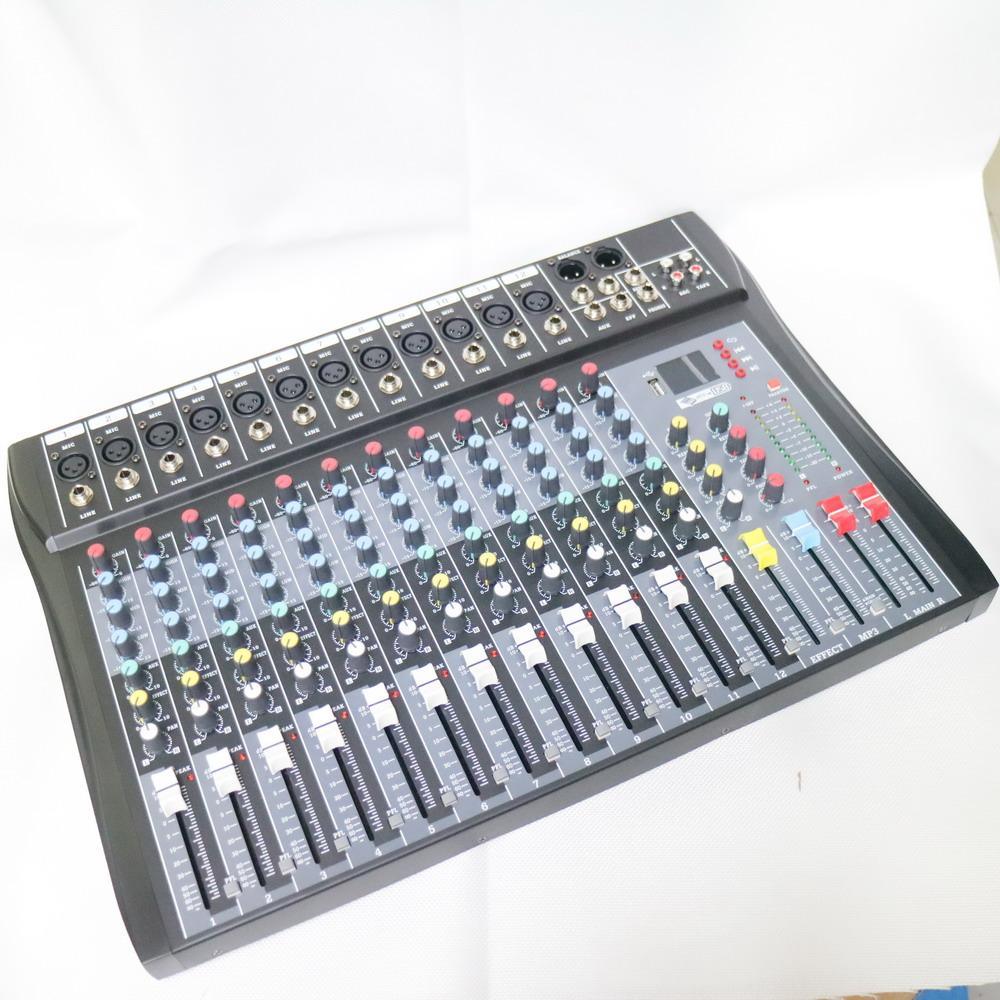 Host Sale Bluetooth 12 Channel Sound Mixing Console Audio DJ Mixer Connect Wireless Wired Microphone - MiCWL Audio Inc