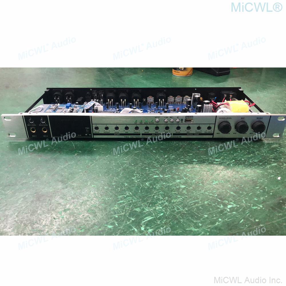 Professional Digital Effects Bluetooth Anti-noise Processor with PC Software and 4 Channel 7000W Power Amplifier MiCWL MX2 Kit - MiCWL Audio Inc
