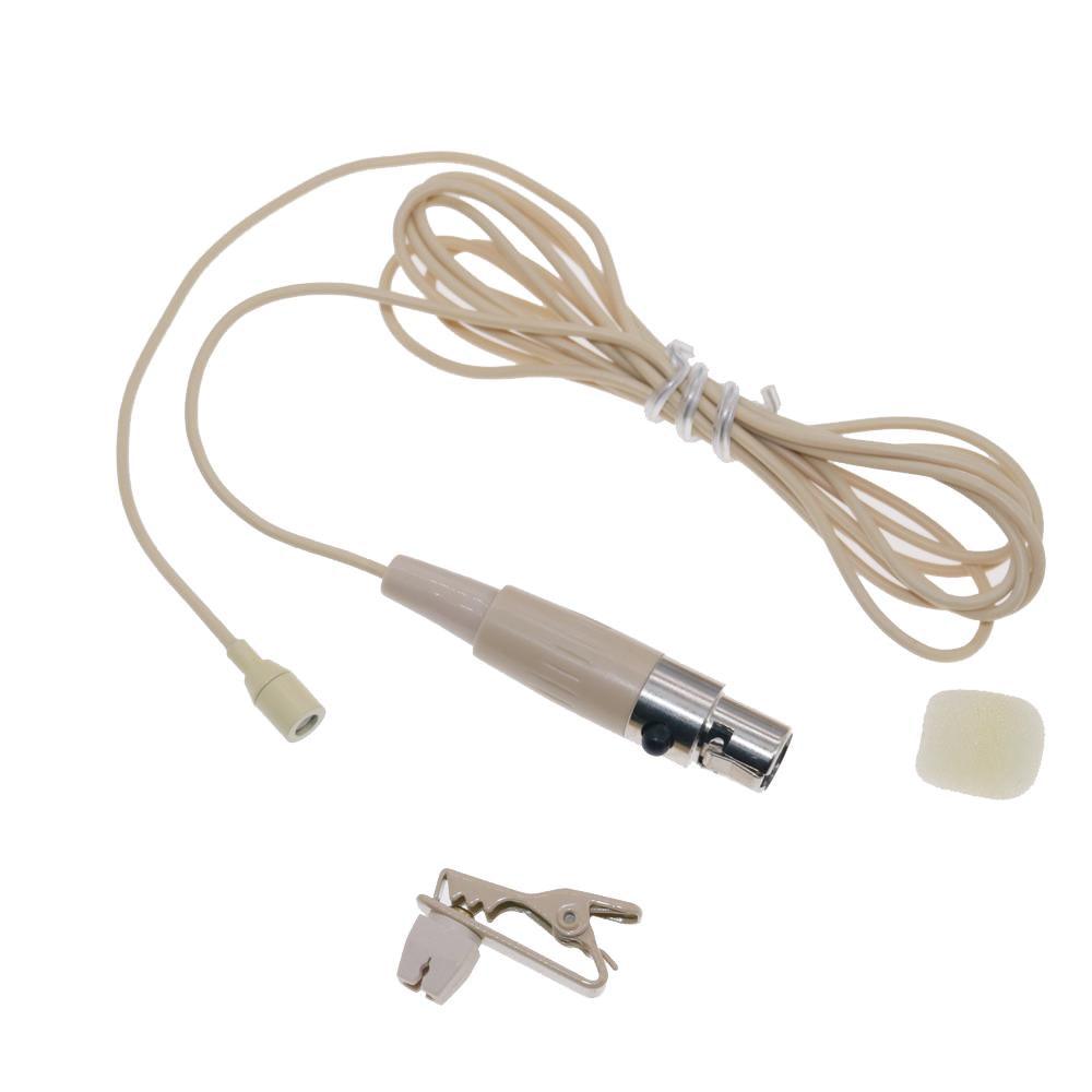 Hidden Mini Lavalier Clip-On Microphone For Shure SLX ULX PGX ULX AD4D AD4Q ULXD GLXD QLXD Wireless Mic System TA4F L322 - MiCWL Audio Inc