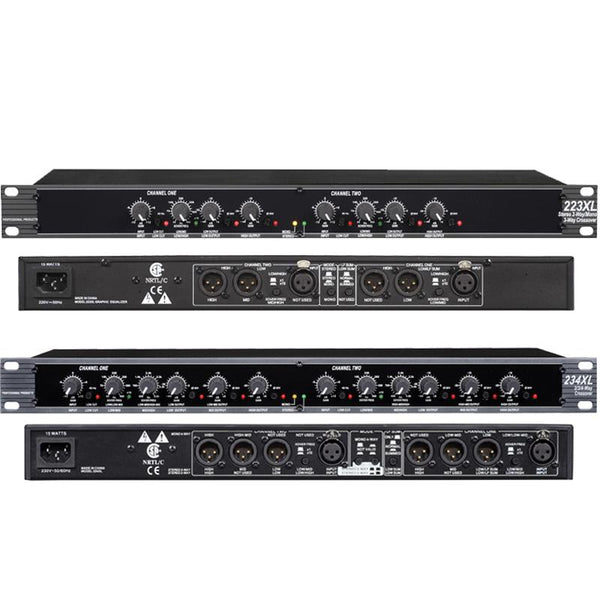 Professional 3 Channel Frequency Divider 2 Way Counter-Down Bass Stereo Digital Signal Processor