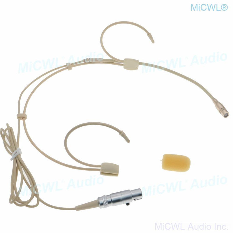 CS90 Earset Hook Headset Cardioid Microphone for Shure PGX SLX ULX QLX GLX UR Wireless BeltPack Karaoke Sing Stage Studio Speech - MiCWL Audio Inc