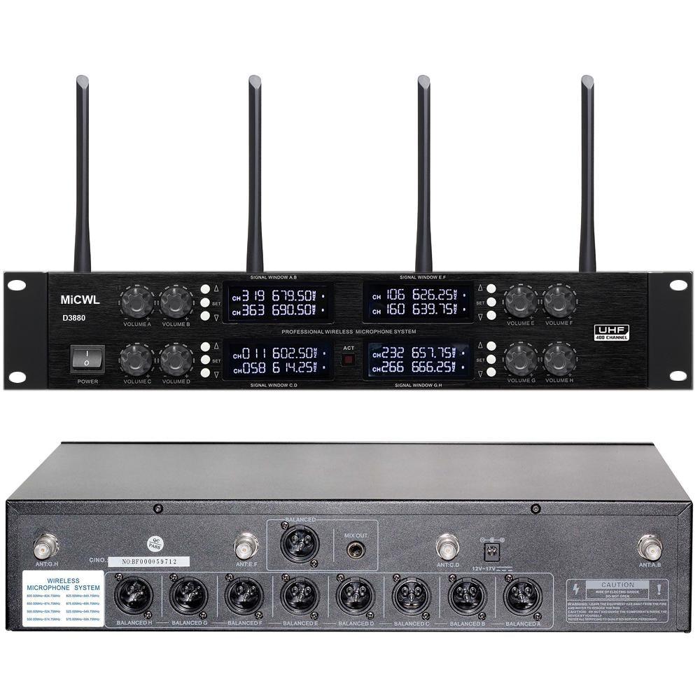 MiCWL Audio CCS800 Wireless 8 Table Gooseneck Microphone Discussion Conference Digital System Company Government Meeting Room - MiCWL Audio Inc
