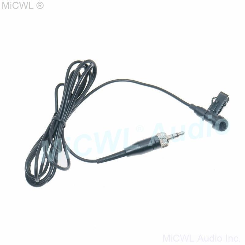 Pro MKE2 Tie Clip Lavalier Microphone for Sennheiser G2 G3 G4 Wireless Clip-On BeltPack System 3.5mm Stereo Lock - MiCWL Audio Inc