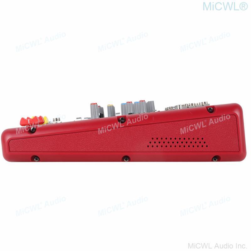 MICWL 9 Channel Live Audio Microphone Mixers Mixing Console De Mixage Consola Stereo Bluetooth XLR 48V Phantom Power Sound Card - MiCWL Audio Inc