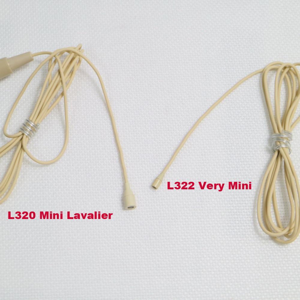 Hidden Mini Lavalier Clip-On Microphone For Shure SLX ULX PGX ULX AD4D AD4Q ULXD GLXD QLXD Wireless Mic System TA4F L322 - MiCWL Audio Inc