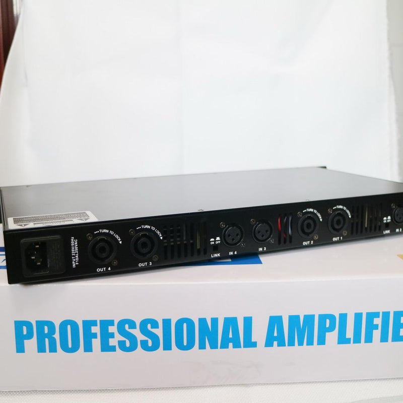 MiCWL Audio Dual Channel 2600W Digital Amplifier 4 Channel 6400 Watts High Power AMP 1U 19 inch Design - MiCWL Audio Inc