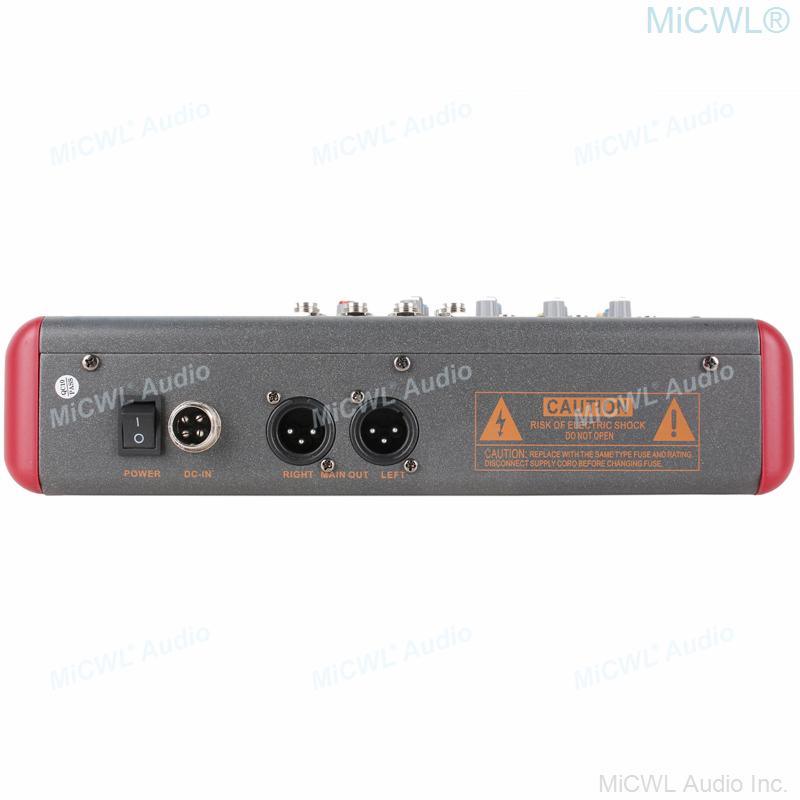 MICWL 9 Channel Live Audio Microphone Mixers Mixing Console De Mixage Consola Stereo Bluetooth XLR 48V Phantom Power Sound Card - MiCWL Audio Inc