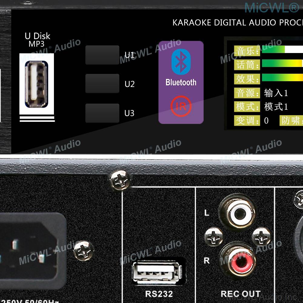 Professional KX500 Microphone Digital Effects Processor Stage Studio Decoder Effector KX200 Upgrades WiFi PC iPad Software - MiCWL Audio Inc