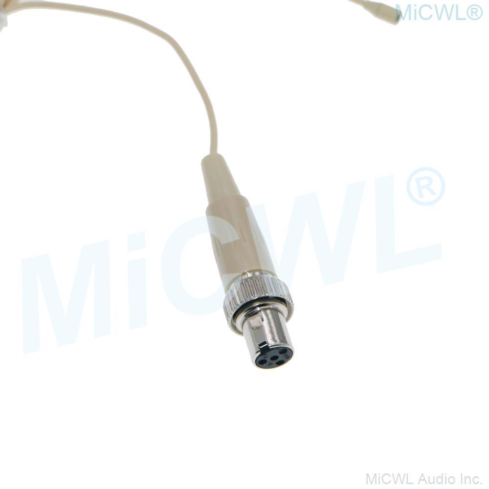 Very Mini Clip Lavalier Lapel Microphone For MiPro Wireless Microfone System Black Beige 2 Color - MiCWL Audio Inc